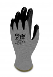 Beybi Pn810 nitriilipinnoitetut polyesterikäsineet